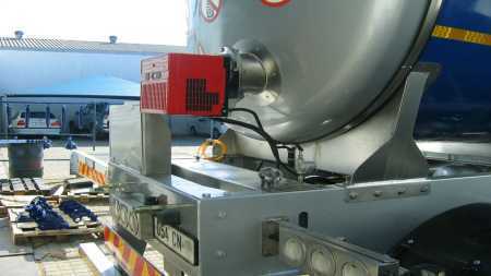 Riello Burner for Bitumen Tanker